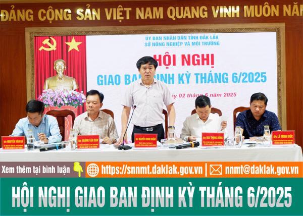 Hội nghị Giao ban định kỳ tháng 6