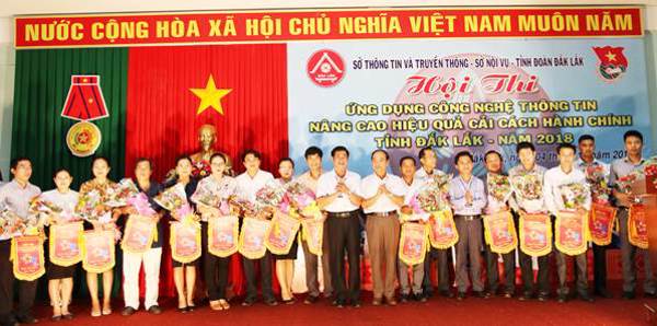 Sở Tài nguyên và Môi trường tỉnh Đắk Lắk đạt giải nhì Hội thi ứng dụng CNTT nâng cao hiệu quả cải cách hành chính