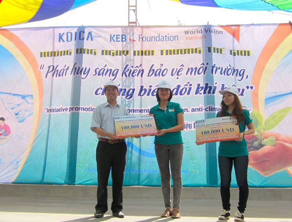  200.000 USD ủng hộ cho dự án phát triển các mô hình sáng kiến bảo vệ môi trường