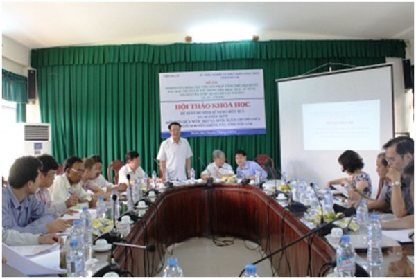 Hội thảo khoa học đề xuất Mô hình sử dụng hiệu quả tài nguyên nước